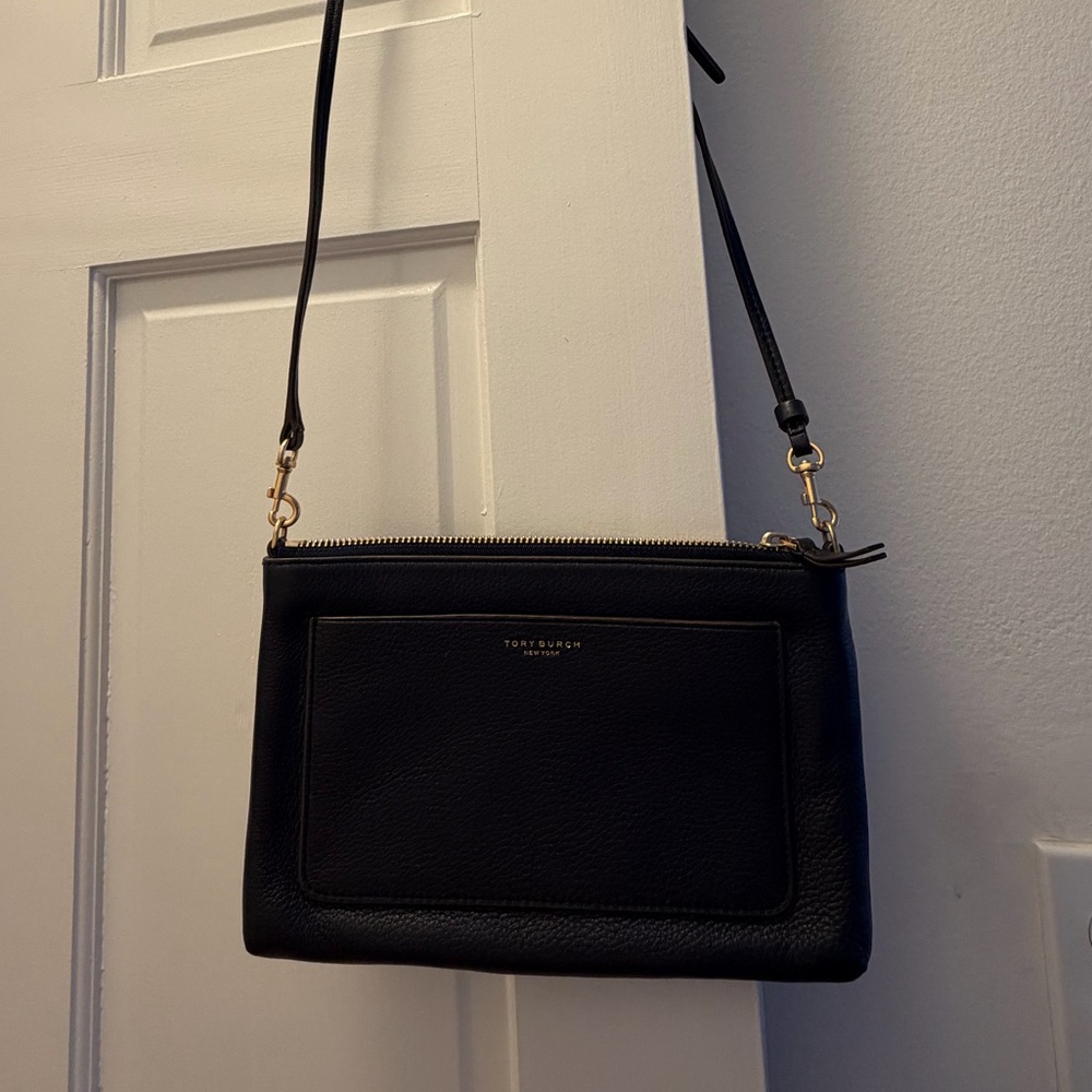 Tory Burch Navy Blue Crossbody Bag